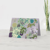 ファンタジーフローラ手書きグラフィックオリジナル色 カード (正面)