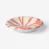 ファンタジーフローラ – ピンク、オレンジ、クリーム ペーパーボウル (傾斜あり)