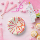 ファンタジーフローラ – ピンク、オレンジ、クリーム ペーパーボウル (パーティー)