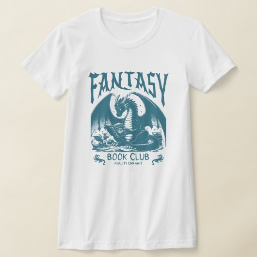 ファンタジーブッククラブドラゴン Tシャツ (レイダウン)