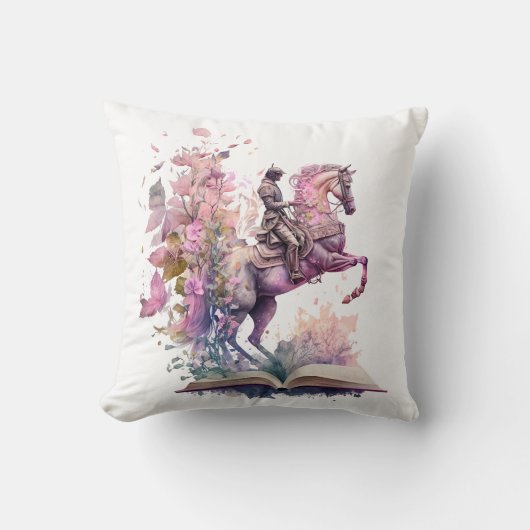 ファンタジーブックラバーデザイン クッション (正面)