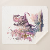 ファンタジーブックラバーデザイン シェルパブランケット (正面(横))