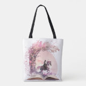 ファンタジーブックラバーデザイン トートバッグ (裏面)