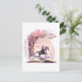 ファンタジーブックラバーデザイン ポストカード (スタンド正面)