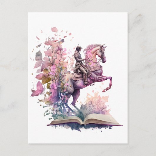 ファンタジーブックラバーデザイン ポストカード (正面)