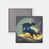 ファンタジーブラックスタリオンイン砂漠 マグネット (正面/裏面)