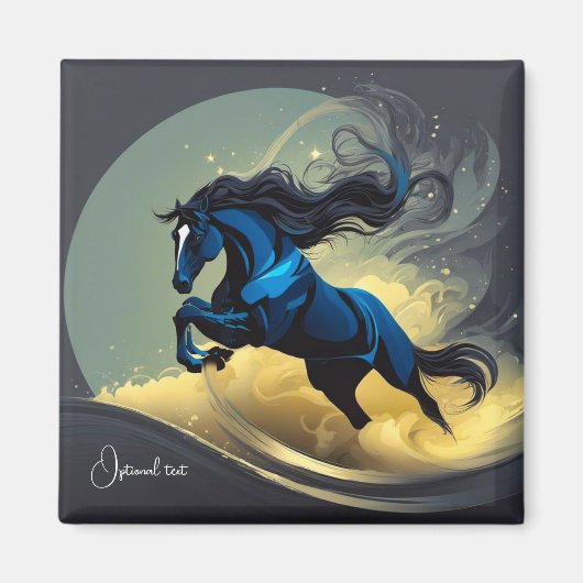 ファンタジーブラックスタリオンイン砂漠 マグネット (正面)