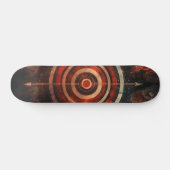ファンタジーブルズアイ記号デジタルアート スケートボード (横)