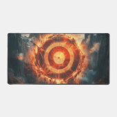 ファンタジーブルズアイ記号デジタルアート デスクマット (正面)