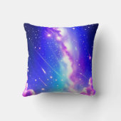 ファンタジーブルーとピンクの天の川天文学 クッション (裏面)
