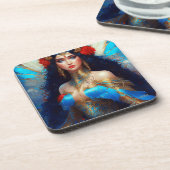 ファンタジーブルーウォーター妖精マーメイド コースター (左側)