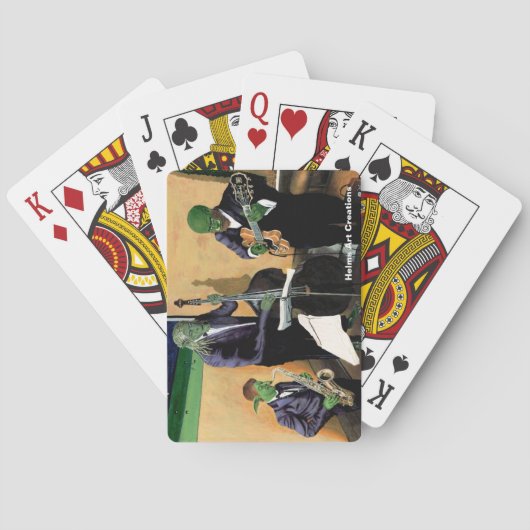 ファンタジーブルースミュージシャンミュージックアートトランプ トランプ (裏面)