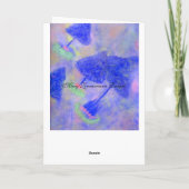 ファンタジーブルーツリーグリーティングカード カード (裏面)