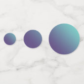 ファンタジーブルー+紫グラデーションカラー紙吹雪 コンフェッティ (正面)