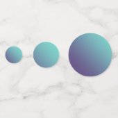 ファンタジーブルー+紫グラデーションカラー紙吹雪 コンフェッティ (裏面)