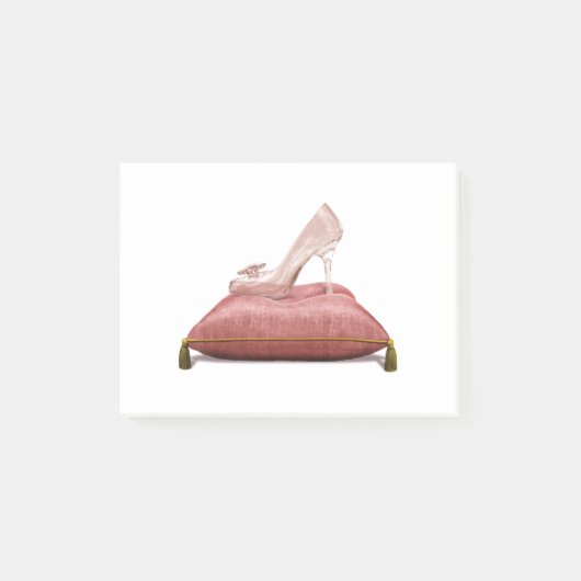 ファンタジープリンセスガラススリッパシンデレラ ポストイット (正面)