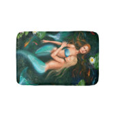 ファンタジープリンセスmermaids in lake Bath Mat バスマット (正面)