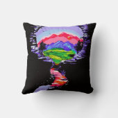 「ファンタジーヘブン」装飾枕 クッション (裏面)