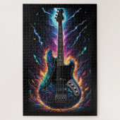 ファンタジーベースのエレクトリックバスギター ジグソーパズル (縦)