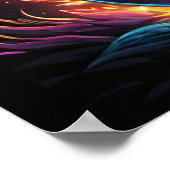 ファンタジーベースのエレクトリックバスギター ポスター (角)