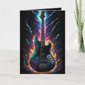 ファンタジーベースのエレクトリックバスギタ空白のー カード (正面)