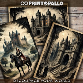 ファンタジーホラー中央城と女王 ラッピングペーパーシート