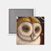 ファンタジーホリデーバーンフクロウマグネット マグネット (正面/裏面)