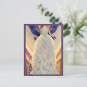 ファンタジーホワイトピャコッ結婚クのドレファッショニスタス ポストカード (スタンド正面)