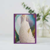 ファンタジーホワイトピ結婚ーコックのドファッショニスタレスPo ポストカード (スタンド正面)