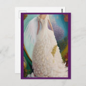 ファンタジーホワイトピ結婚ーコックのドファッショニスタレスPo ポストカード (正面/裏面)