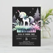 ファンタジーホース誕生日 招待状 (スタンド正面)