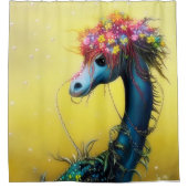 ファンタジーボヘミアン・ドラゴン シャワーカーテン (正面)