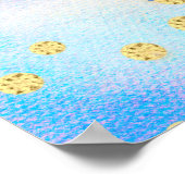 ファンタジーボーイズブルードラゴンベビーシャワーウェルカム ポスター (角)