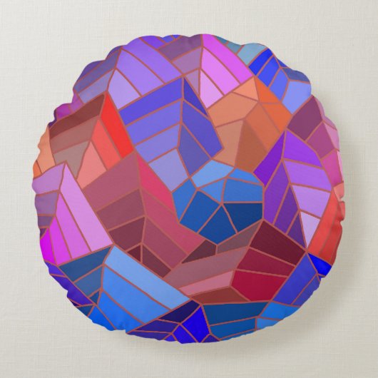 ファンタジーマウンテンズビューザスカイ ラウンドクッション (正面)