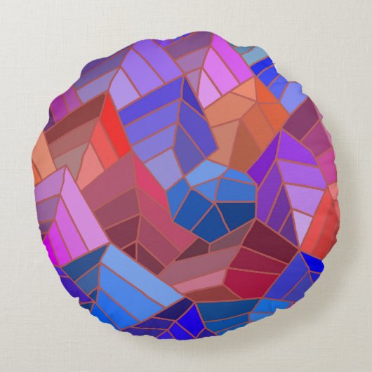 ファンタジーマウンテンズビューザスカイ ラウンドクッション (裏面)