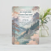 ファンタジーマウンテン結婚式招待状 (スタンド正面)