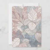 ファンタジーマウンテン結婚式招待状 (裏面)