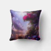 ファンタジーマジカルガーデンランドスケープウィズマンション クッション (裏面)