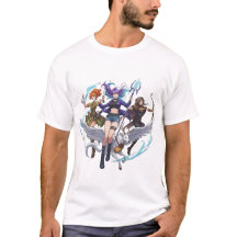 ファンタジーマジックトリオPNG、アニメスタイルのウィザード・アーチャー