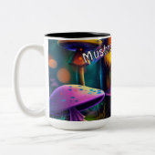 ファンタジーマッシュルームコーヒーカップ ツートーンマグカップ (左)