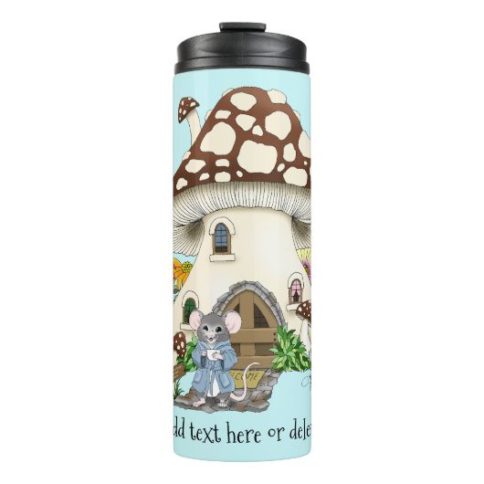 ファンタジーマッシュルームハウスフローラ タンブラー (正面)