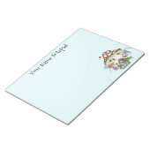 ファンタジーマッシュルームハウスフローラ ノートパッド (アングル)