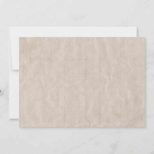 ファンタジーマップロール遊のゲームキャンペーン誕生日 招待状 (裏面)