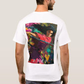 ファンタジーマンガフェートファイトTシャツカスタム Tシャツ (裏面)