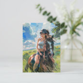 ファンタジーマンガライダ鮮やかー ポストカード (スタンド正面)