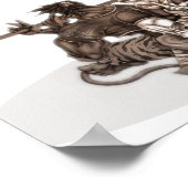 ファンタジーマンガ戦士 ポスター (角)