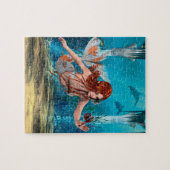 ファンタジーマーメイドとシーリリー ジグソーパズル (横)