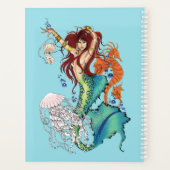 ファンタジーマーメイドティール（緑がかった色）テール プランナー手帳 (裏面)