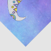 ファンタジームーンかわいらし顔の明るいカラフルマーキング 薄葉紙 (詳細)