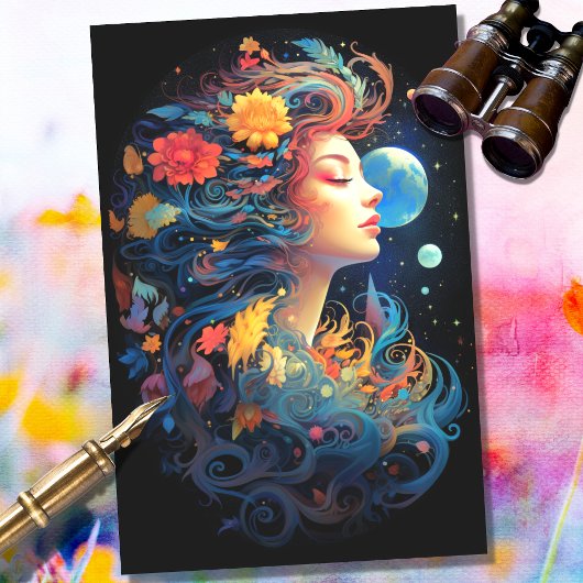 ファンタジームーンガール1デクページ紙 薄葉紙